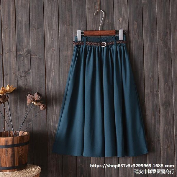 skirts surmiitro knee length midi summer skirt women with belt 2021 korean ladies blue black red high waist pleated school female
skirts surmiitro knee length midi summer skirt women with belt 2021 korean ladies blue black red high waist pleated school female