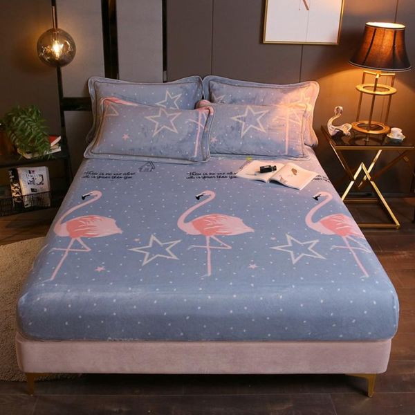 sheets & sets blue flamingo flannel bed winter warm plush fitted sheet soft mink cashmere linen mattress cover elastic bedspread
sheets & sets blue flamingo flannel bed winter warm plush fitted sheet soft mink cashmere linen mattress cover elastic bedspread