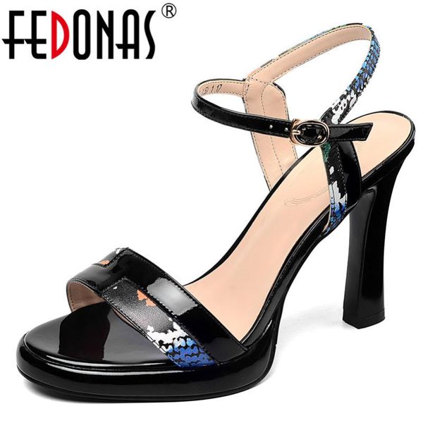 dress shoes fedonas classic elegant round toe super high heels women sandals thin strap buckle genuine leather party office woman, Black
dress shoes fedonas classic elegant round toe super high heels women sandals thin strap buckle genuine leather party office woman, Black