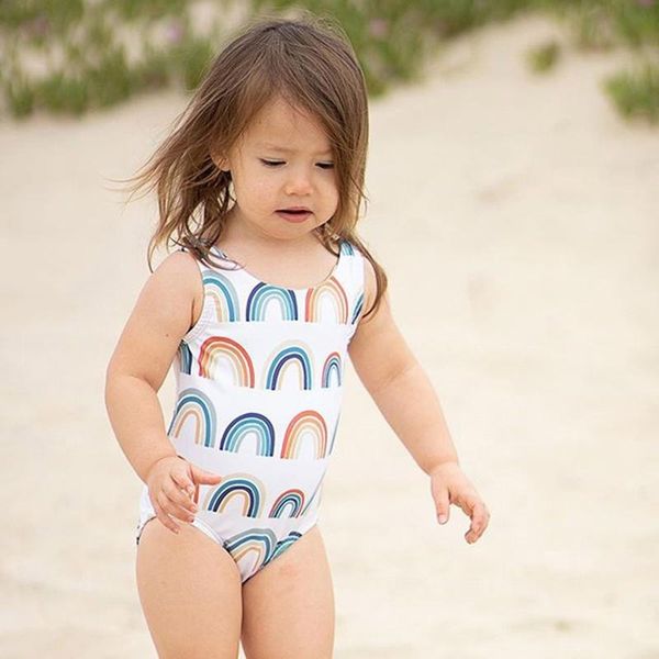 est fashion born swimwear baby kids girls rainbow print strap ruffle swimming one-piece bikini swimsuit one-pieces, Black
est fashion born swimwear baby kids girls rainbow print strap ruffle swimming one-piece bikini swimsuit one-pieces, Black