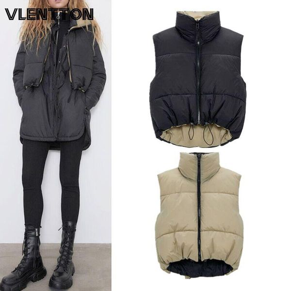 women's vests winter women fashion double-sided coat vintage warm sleeveless waistcoat female casual short outwear vest top, Black;white
women's vests winter women fashion double-sided coat vintage warm sleeveless waistcoat female casual short outwear vest top, Black;white