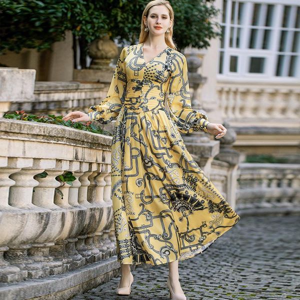 casual dresses spring autumn bohemian long dress buttons v neck slim waist evening clothing women sleeve runway office lady dz2578, Black;gray
casual dresses spring autumn bohemian long dress buttons v neck slim waist evening clothing women sleeve runway office lady dz2578, Black;gray