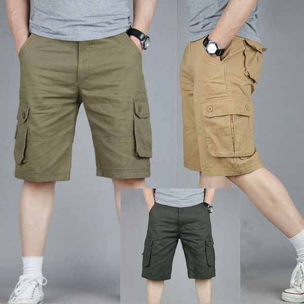 men's shorts xhs157 summer casual wear overalls multi-bagged size five-minute trousers, White;black
men's shorts xhs157 summer casual wear overalls multi-bagged size five-minute trousers, White;black
