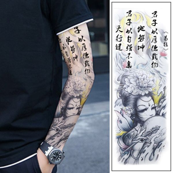 text color geisha fan tattoo sticker waterproof men and women durable simulation
text color geisha fan tattoo sticker waterproof men and women durable simulation