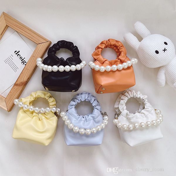 baby girls handbags sweet autumn/winter kids pleated pearl chain crossbody bag fashion children candy colors one shoulder bags f722, Black
baby girls handbags sweet autumn/winter kids pleated pearl chain crossbody bag fashion children candy colors one shoulder bags f722, Black