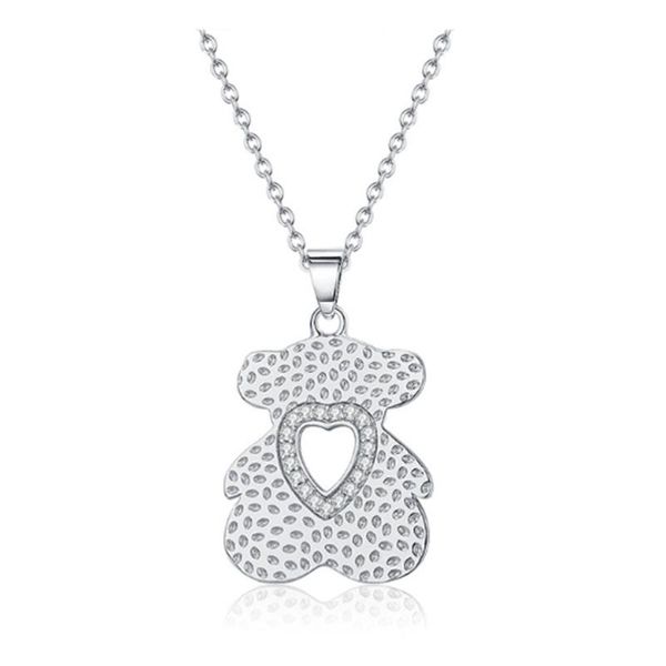 copper necklace for women fashion accessories zirconia minority lady litter bear necklaces products pendant, Silver
copper necklace for women fashion accessories zirconia minority lady litter bear necklaces products pendant, Silver