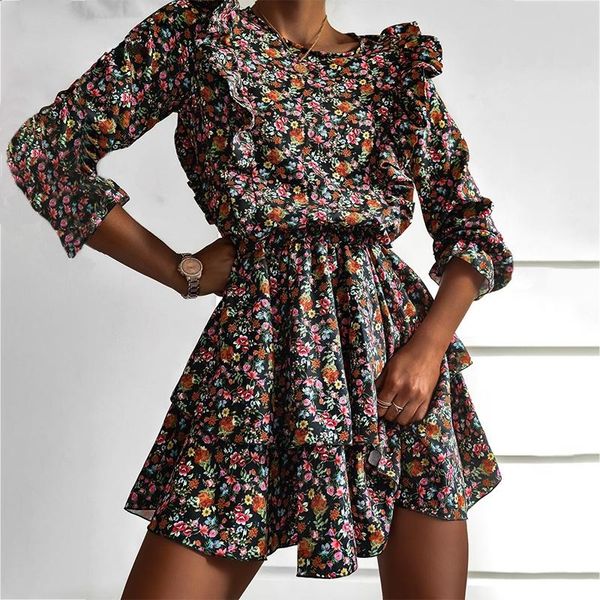 casual dresses autumn o-neck flower print mini dress women vintage long sleeve empire ruffle ruched party a-line skirt fashion 2021, Black;gray
casual dresses autumn o-neck flower print mini dress women vintage long sleeve empire ruffle ruched party a-line skirt fashion 2021, Black;gray