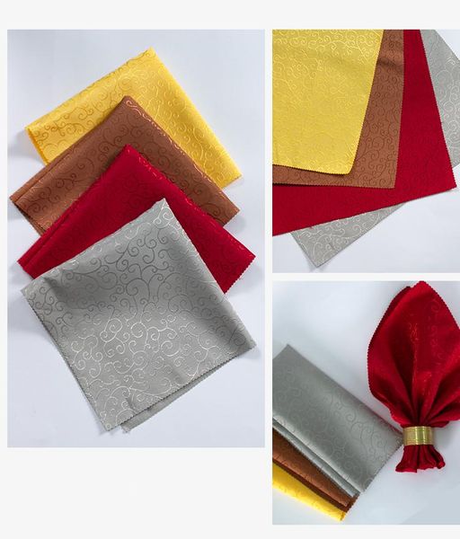table napkin 10pcs/lot restaurant jacquard mouth cloth placemat wedding party wipe cup multifunctional
table napkin 10pcs/lot restaurant jacquard mouth cloth placemat wedding party wipe cup multifunctional