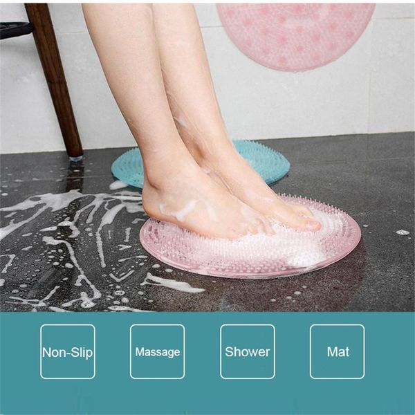 bath mats 31cm round silicone shower back body brush massager foot clean dead skin pad suction cup anti skid bathroom
bath mats 31cm round silicone shower back body brush massager foot clean dead skin pad suction cup anti skid bathroom