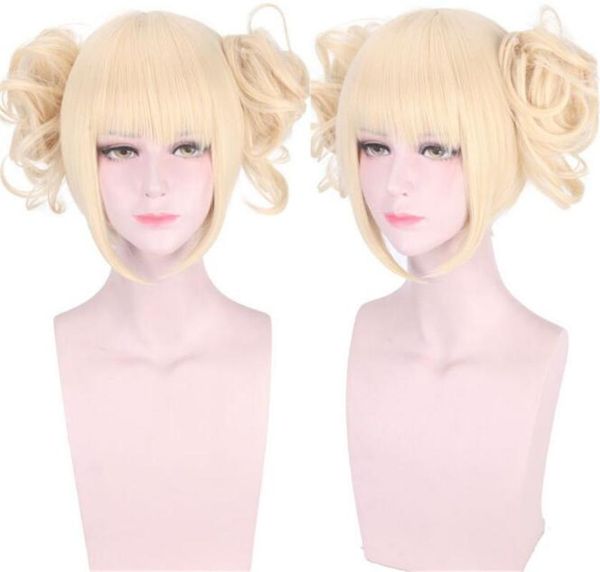 party masks my boku no hero academia akademia himiko toga wigs short light blonde clip buns heat resistant cosplay costume wig c110
party masks my boku no hero academia akademia himiko toga wigs short light blonde clip buns heat resistant cosplay costume wig c110