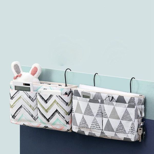 storage baskets organizer bedside pockets home decor couch hanging bag gadget holder