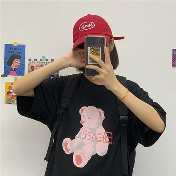 women's t-shirt japanese harajuku kawaii cute sweet bear letter cotton short-sleeved casual big size cartoon tees ulzzang, White
women's t-shirt japanese harajuku kawaii cute sweet bear letter cotton short-sleeved casual big size cartoon tees ulzzang, White