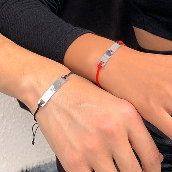 charm bracelets 2pcs/set bracelet for friendship couples carving sun square bead bangles women man lucky wish jewelry gift, Golden;silver
charm bracelets 2pcs/set bracelet for friendship couples carving sun square bead bangles women man lucky wish jewelry gift, Golden;silver