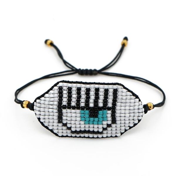 charm bracelets miyuki beads woven bracelet for women fashion boho handmade evil eye beaded pattern armband femme jewelry, Golden;silver
charm bracelets miyuki beads woven bracelet for women fashion boho handmade evil eye beaded pattern armband femme jewelry, Golden;silver