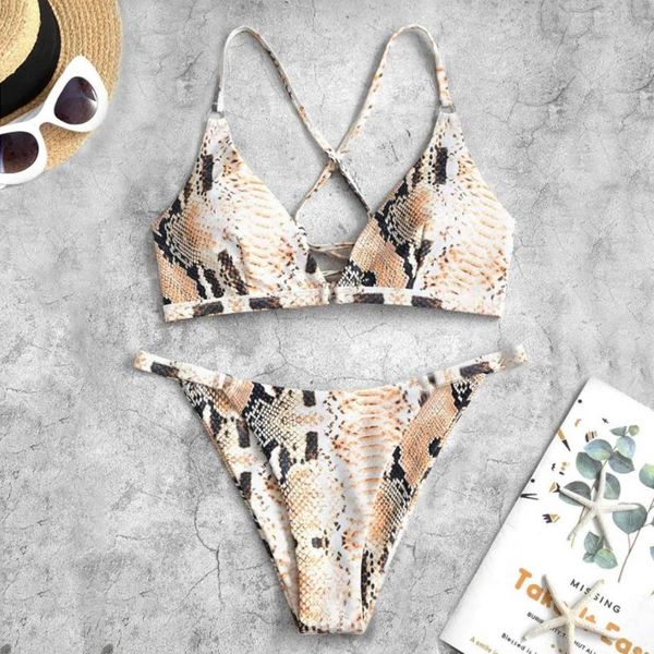 women's swimwear summer women snake printed o-ring lace-up two piece bikini set swimsuit bathing suit beachwear stroje kapielowe#g4, White;black
women's swimwear summer women snake printed o-ring lace-up two piece bikini set swimsuit bathing suit beachwear stroje kapielowe#g4, White;black