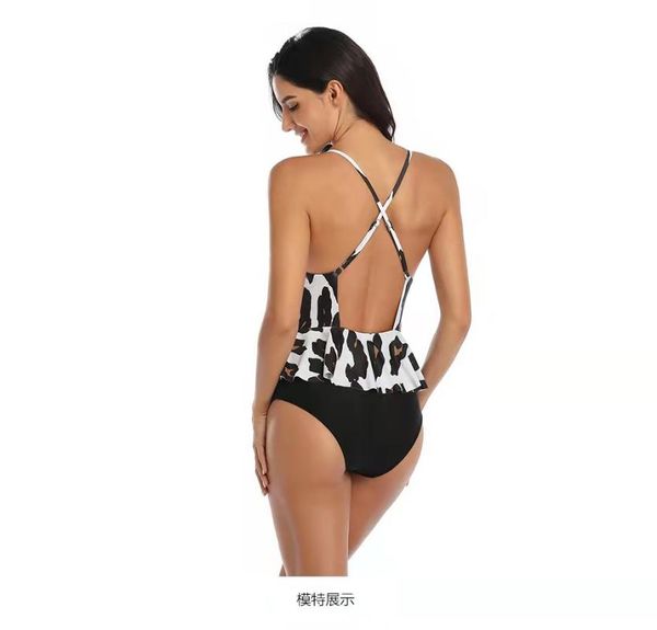 women's swimwear 2021 hi fish european and american one-piece flounce manufacturers spot wholesale, White;black
women's swimwear 2021 hi fish european and american one-piece flounce manufacturers spot wholesale, White;black