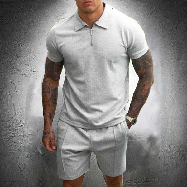 mens summer outfits 2 piece set fashion clothing men tracksuit jogging suit stand collar and shorts cotton fabric slim 210714, Gray
mens summer outfits 2 piece set fashion clothing men tracksuit jogging suit stand collar and shorts cotton fabric slim 210714, Gray