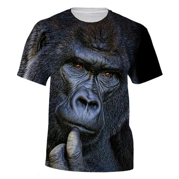men's t-shirts arrival funny gorilla monkey animal 3d t shirt men and women summer fashion short sleeve harajuku t-shirt tee camiseta, White;black
men's t-shirts arrival funny gorilla monkey animal 3d t shirt men and women summer fashion short sleeve harajuku t-shirt tee camiseta, White;black