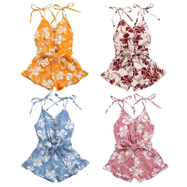 jumpsuits baby girl fashion floral rompers 1-6y toddler kids children summer casual sling playsuits outfits clothes 2021, Blue
jumpsuits baby girl fashion floral rompers 1-6y toddler kids children summer casual sling playsuits outfits clothes 2021, Blue