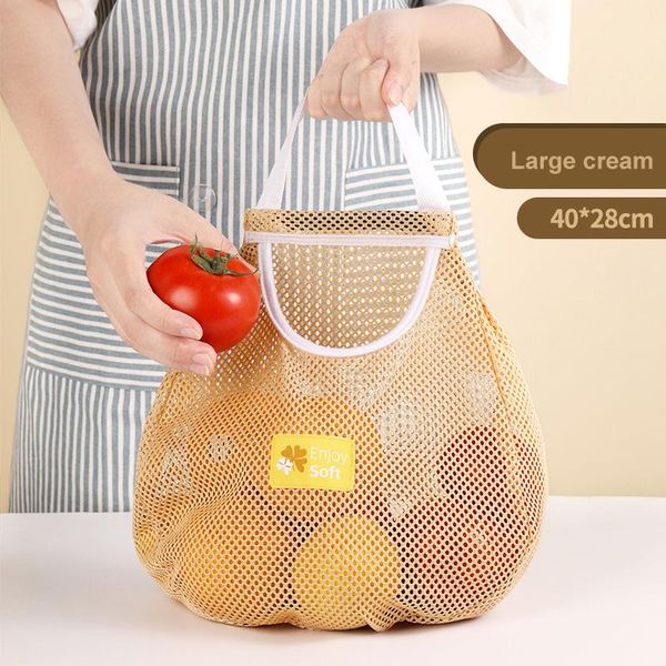 storage bags kitchen fruit and vegetable hanging bag portable ginger garlic onion hollow mesh breathable home
storage bags kitchen fruit and vegetable hanging bag portable ginger garlic onion hollow mesh breathable home