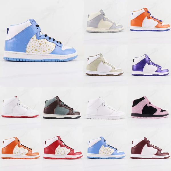 luxury designer couple high casual shoes fashion patchwork color leather platform skateboard sneakers outdoor men women running basketball s, Black
luxury designer couple high casual shoes fashion patchwork color leather platform skateboard sneakers outdoor men women running basketball s, Black