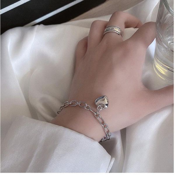 link, chain hip-hop style women heart-shaped pendant bracelet contracted joker fashion charm jewelry gifts, Black
link, chain hip-hop style women heart-shaped pendant bracelet contracted joker fashion charm jewelry gifts, Black
