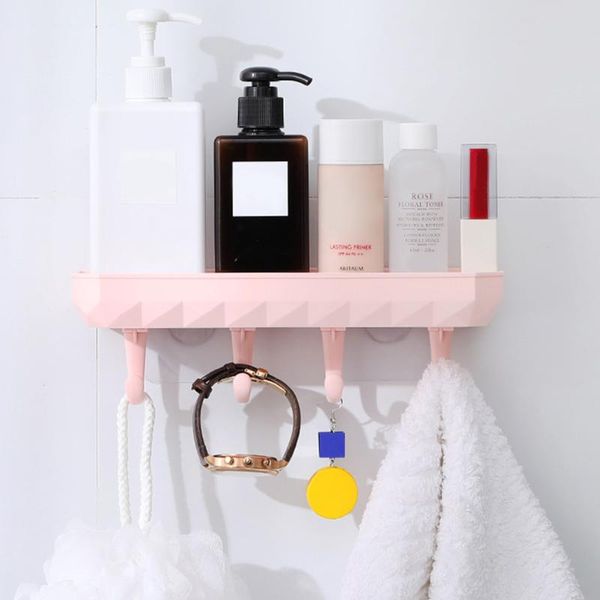 bathroom storage & organization shelf wall mounted cup organizer kitchen seasoning soap with 4 hooks drain detachable stick on rack kitchenw
bathroom storage & organization shelf wall mounted cup organizer kitchen seasoning soap with 4 hooks drain detachable stick on rack kitchenw