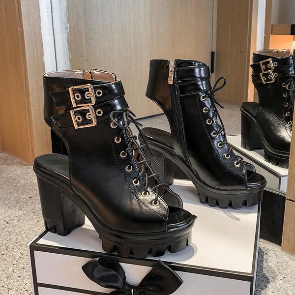 boots ymechic vintage summer with lace peep toe footwear female botas punk style 2021 party gothic ladies shoes drop size 34-43, Black
boots ymechic vintage summer with lace peep toe footwear female botas punk style 2021 party gothic ladies shoes drop size 34-43, Black