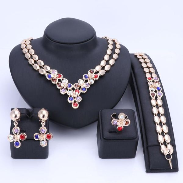 earrings & necklace women crystal jewelry sets bridal party accessories gold color earring bracelet ring wedding jewerly, Silver
earrings & necklace women crystal jewelry sets bridal party accessories gold color earring bracelet ring wedding jewerly, Silver