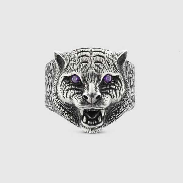 ring gujia double g tiger head fashion jewelry valentine's day gift straight, Silver
ring gujia double g tiger head fashion jewelry valentine's day gift straight, Silver