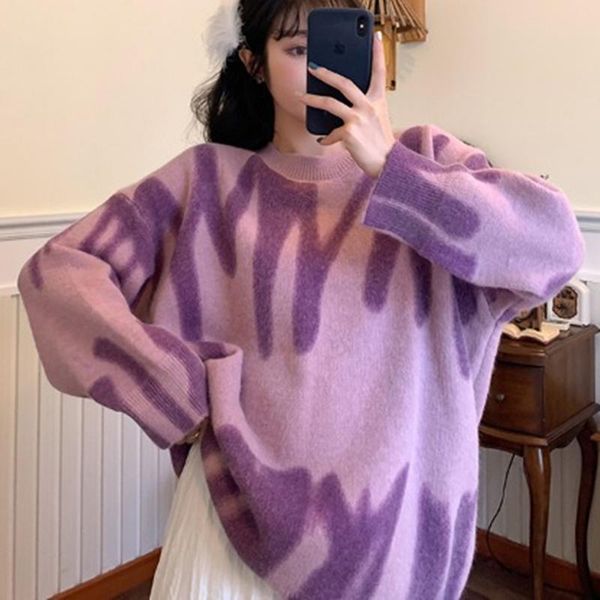 women's sweaters green striped oversized pullovers women winter loose long streetwear sueter mujer print knitted sweater elegant, White;black
women's sweaters green striped oversized pullovers women winter loose long streetwear sueter mujer print knitted sweater elegant, White;black