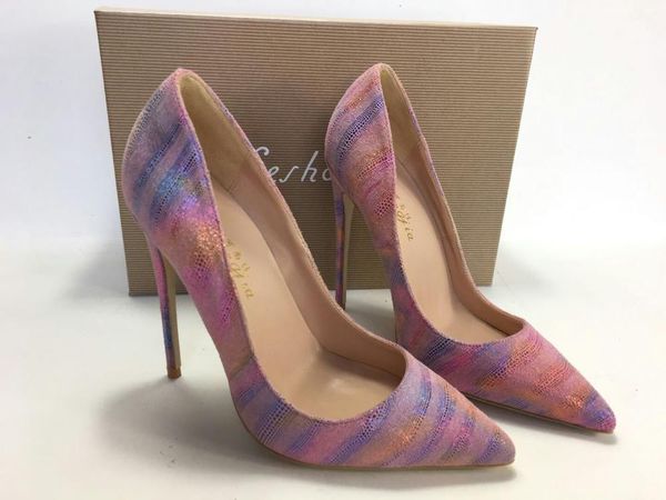 keshangjia leather pointed toe colour pumps high heels wedding bride party women shoes dress, Black
keshangjia leather pointed toe colour pumps high heels wedding bride party women shoes dress, Black