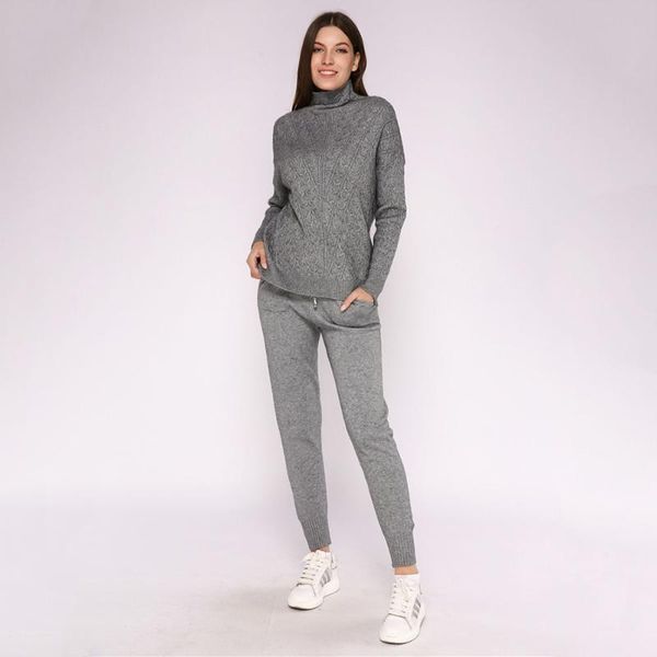 women knitted tracksuit turtleneck sweater casual suit autumn winter 2 piece set female pullovers pants outfits ws231 two dress, White
women knitted tracksuit turtleneck sweater casual suit autumn winter 2 piece set female pullovers pants outfits ws231 two dress, White
