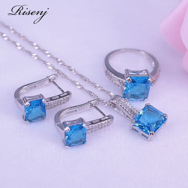 jewelry sets promotion dubai style silver color square sky blue cz & austrian crystal hoop earring ring necklace set bridal, Black
jewelry sets promotion dubai style silver color square sky blue cz & austrian crystal hoop earring ring necklace set bridal, Black