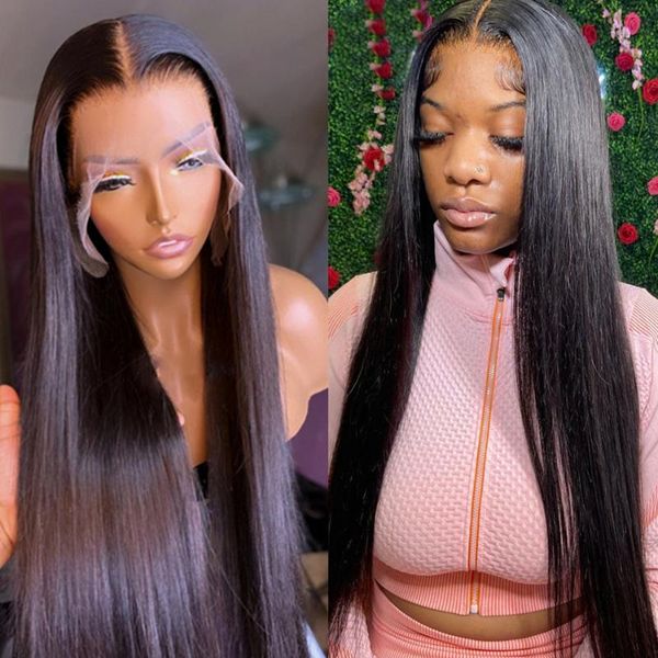 lace wigs straight human hair wig long brazilian bob for black women 13x4 front, Black;brown
lace wigs straight human hair wig long brazilian bob for black women 13x4 front, Black;brown