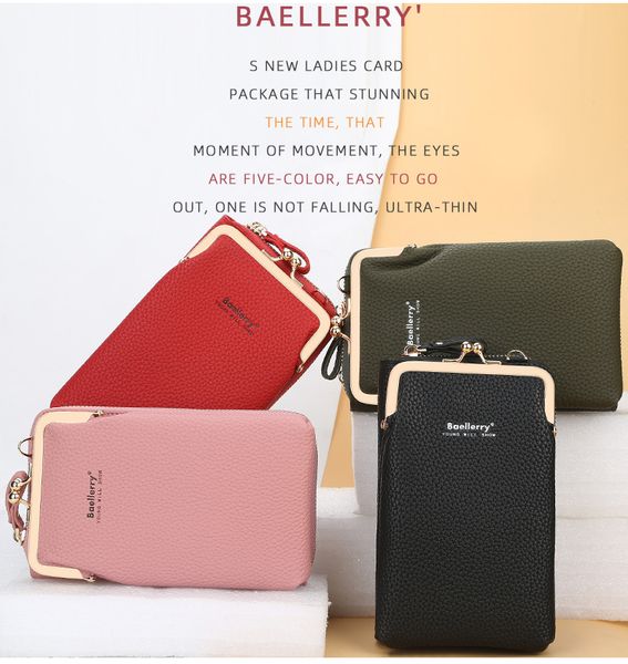 baellerry money clips retro double coin purse multi-card simple light wallet large-capacity mid-length mobile phone female fashion zipper ve, Black
baellerry money clips retro double coin purse multi-card simple light wallet large-capacity mid-length mobile phone female fashion zipper ve, Black
