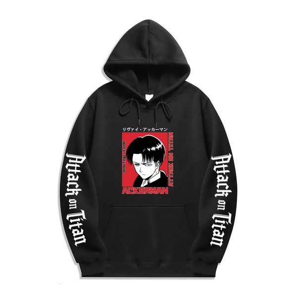 women's hoodies & sweatshirts anime attack on titan levi printed hooded harajuku sweatshirt men women long sleeve casual pullovers hood, Black
women's hoodies & sweatshirts anime attack on titan levi printed hooded harajuku sweatshirt men women long sleeve casual pullovers hood, Black