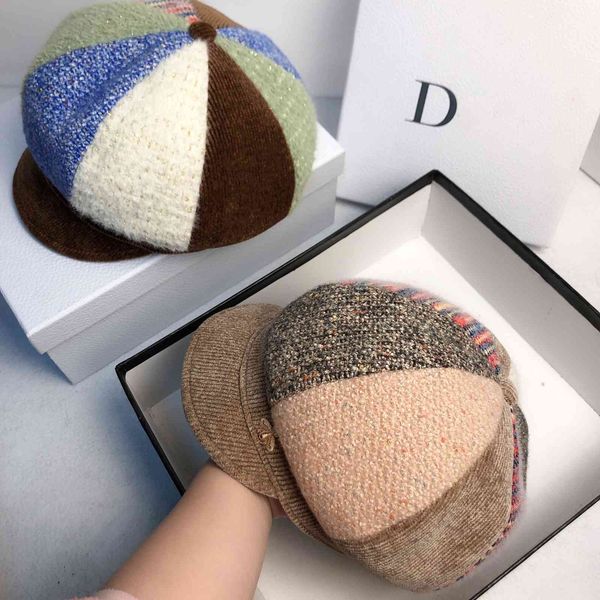 new corduroy mink stitched octagonal cap fashion chinese style contrast octagonal cap autumn winter beret, Black;white
new corduroy mink stitched octagonal cap fashion chinese style contrast octagonal cap autumn winter beret, Black;white