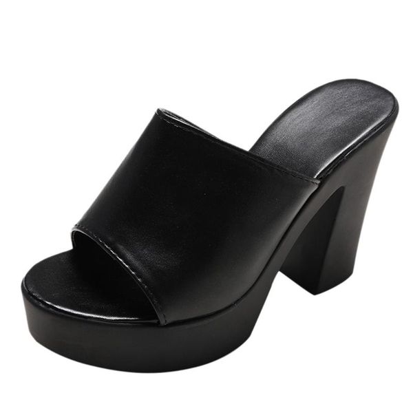 summer shoes fish mouth hollow square heel sandals soft bottom non-slip seaside lazy half slippers pu leather women bk, Black
summer shoes fish mouth hollow square heel sandals soft bottom non-slip seaside lazy half slippers pu leather women bk, Black