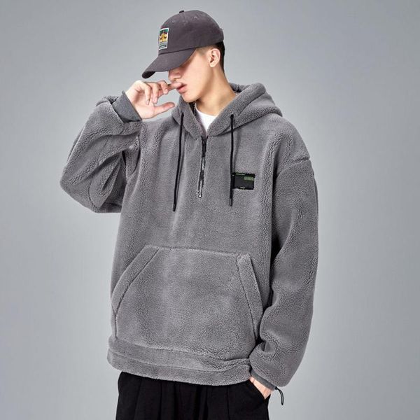 men's hoodies & sweatshirts 2021 spring and autumn men faux fur warm long sleeve fashion style hooded casual sweatshirt, Black
men's hoodies & sweatshirts 2021 spring and autumn men faux fur warm long sleeve fashion style hooded casual sweatshirt, Black