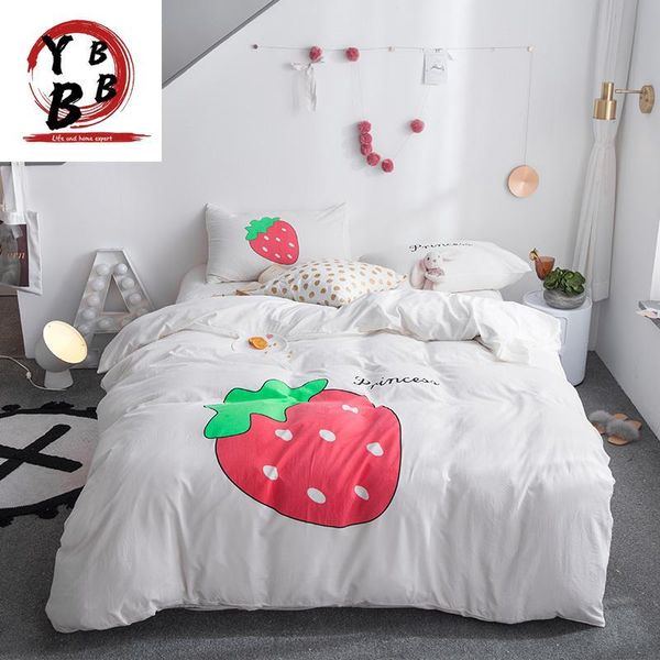 bedding sets fashion summer strawberry set light luxury elegant duvet cover active printing bed linen king white bedclothes
bedding sets fashion summer strawberry set light luxury elegant duvet cover active printing bed linen king white bedclothes