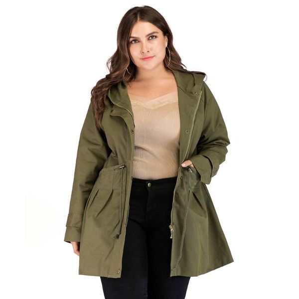 women's trench coats plus size xl-4xl armygreen hooded windbreaker coat women autumn and winter fat mm casual all-match female ns2433, Tan;black
women's trench coats plus size xl-4xl armygreen hooded windbreaker coat women autumn and winter fat mm casual all-match female ns2433, Tan;black