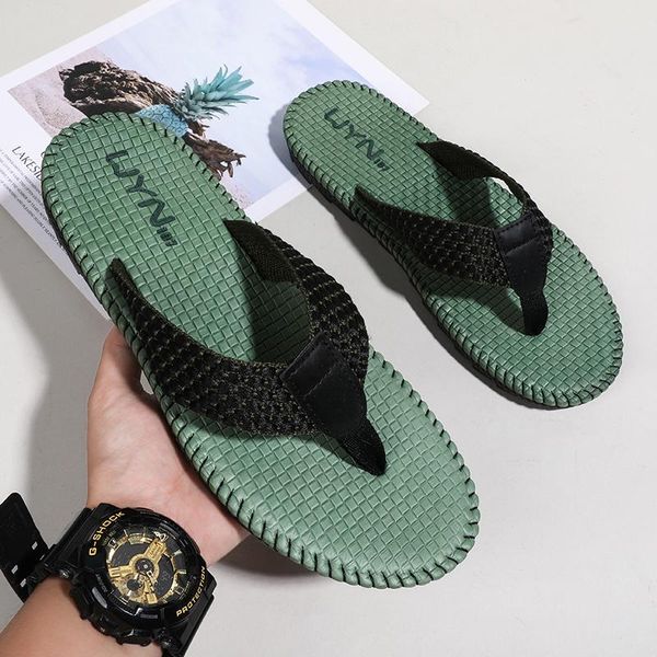 summer men's flip flops outdoor beach casual slippers sandals home for men zapato de hombre, Black
summer men's flip flops outdoor beach casual slippers sandals home for men zapato de hombre, Black