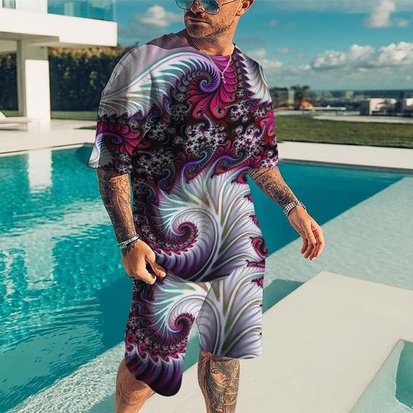 jogging clothing two-piece men's t-shirt suit with abstract painting lines, bright color matching, fashionable and elements, Black;red
jogging clothing two-piece men's t-shirt suit with abstract painting lines, bright color matching, fashionable and elements, Black;red
