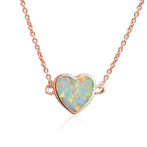 pendant necklaces 2021 boho women love heart charm rose gold color white opal necklace for wedding band jewelry gifts, Silver
pendant necklaces 2021 boho women love heart charm rose gold color white opal necklace for wedding band jewelry gifts, Silver