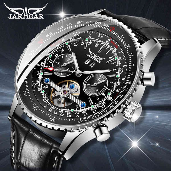 jaragar 2017 flying sier series bezel scale dial design leather band mens watch fire luxury automatic mechanical watches, Slivery;brown
jaragar 2017 flying sier series bezel scale dial design leather band mens watch fire luxury automatic mechanical watches, Slivery;brown