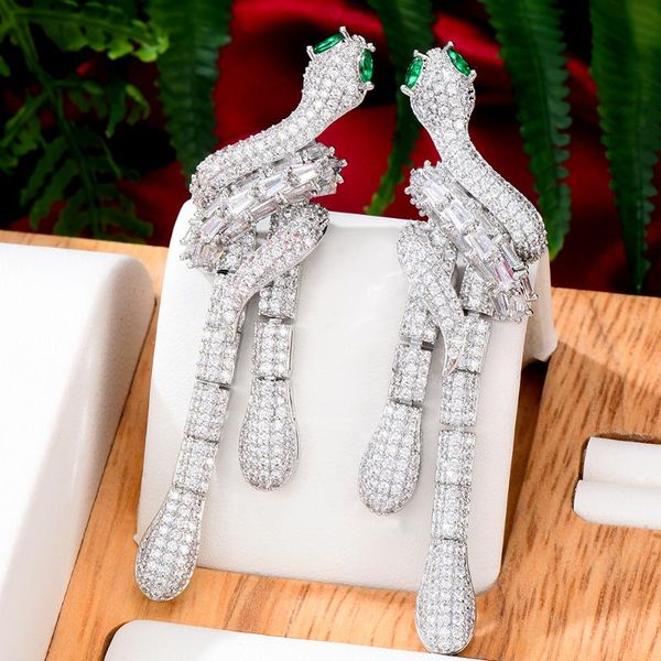 dangle & chandelier godki fashion street style snakes drop earrings for women wedding party cubic zircon dubai bridal earring boucle d', Silver
dangle & chandelier godki fashion street style snakes drop earrings for women wedding party cubic zircon dubai bridal earring boucle d', Silver