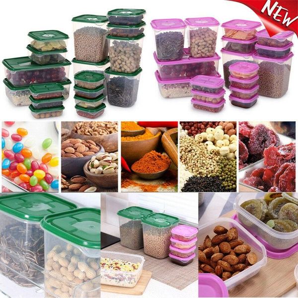 mats & pads 17pcs/set kitchen organizer grains beans storage jar tank keep fresh food box refrigerator container sealed crisper
mats & pads 17pcs/set kitchen organizer grains beans storage jar tank keep fresh food box refrigerator container sealed crisper