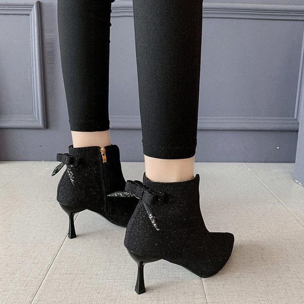 dress shoes lady fashion sweet black pointed toe side zipper light weight autumn boots women heel winter botas femininas f9210
dress shoes lady fashion sweet black pointed toe side zipper light weight autumn boots women heel winter botas femininas f9210