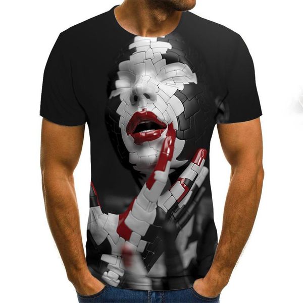 men's t-shirts summer women's t-shirt 3d printing funny print all-match round neck everyday casual xxs-6xl, White;black
men's t-shirts summer women's t-shirt 3d printing funny print all-match round neck everyday casual xxs-6xl, White;black